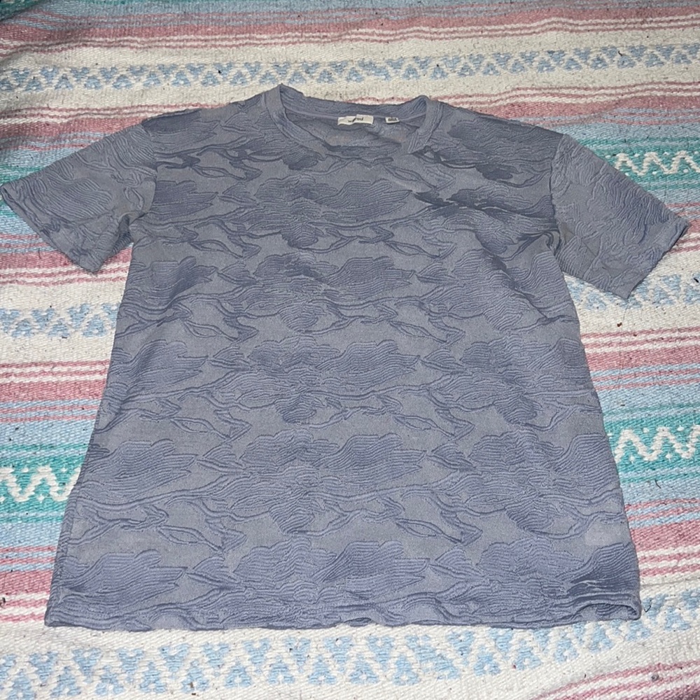 Aritzia Wilfred light purple knit short-sleeved top